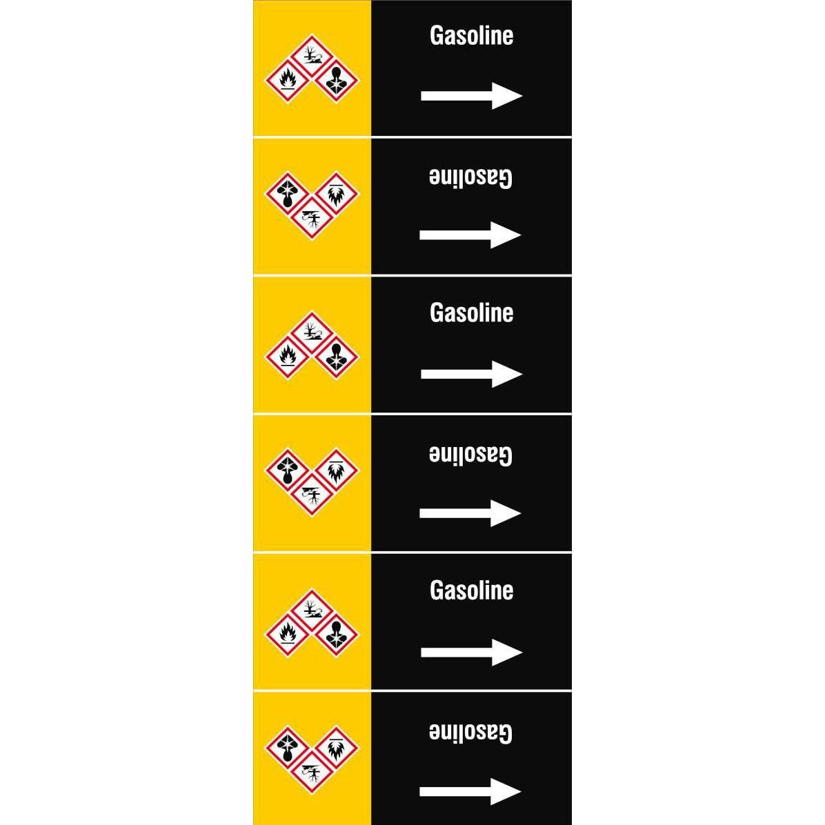 Brady, Etiketten, ISO 20560 Pipe Markers -