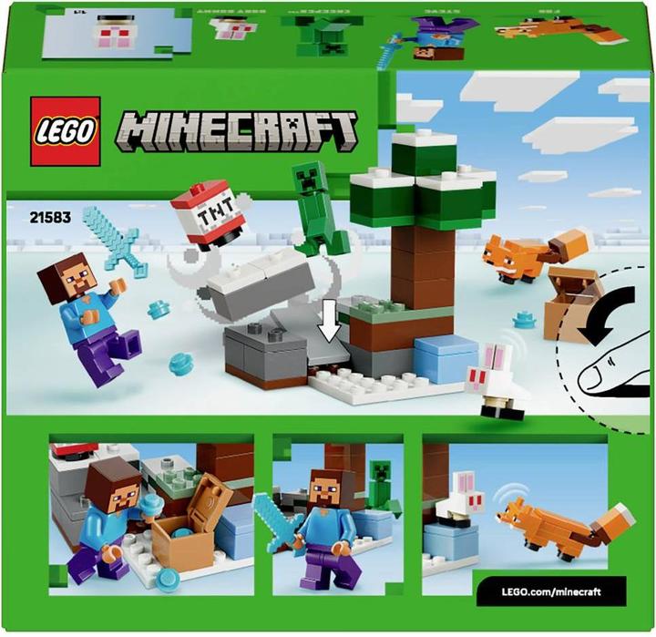 Immagine prodotto LEGO Minecraft Steves Abenteuer in der Taiga (21583) (21583, LEGO Minecraft)