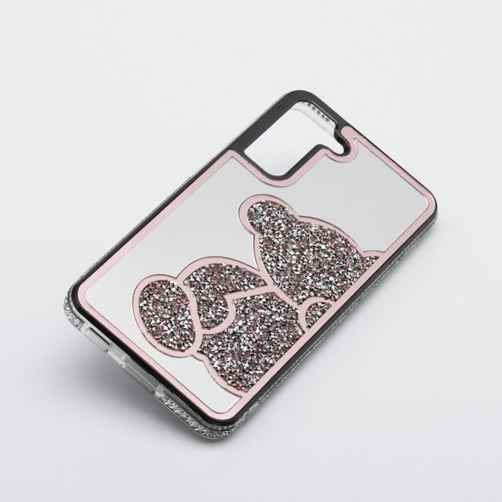 Produktbild OEM Back panel cover TEDDY BEAR Case for SAMSUNG A52 5G / A52 LTE ( 4G ) / A52s 5G pink