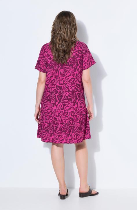 Produktbild Studio Untold Kleid, A-Shape, Flower-Print, weiter Halbarm (46)