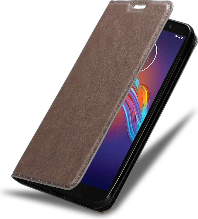 Actual product image Cadorabo Book Invisible Magnet Cover (Motorola Moto E6 Play)