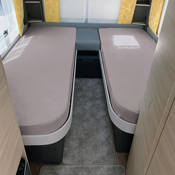 Produktbild Erwin Müller Matratzenschutz und Spannbettlaken 6-tlg für das Wohnmobil/Wohnwagen-Heckbett (80 x 200 cm, 45 x 135 cm)