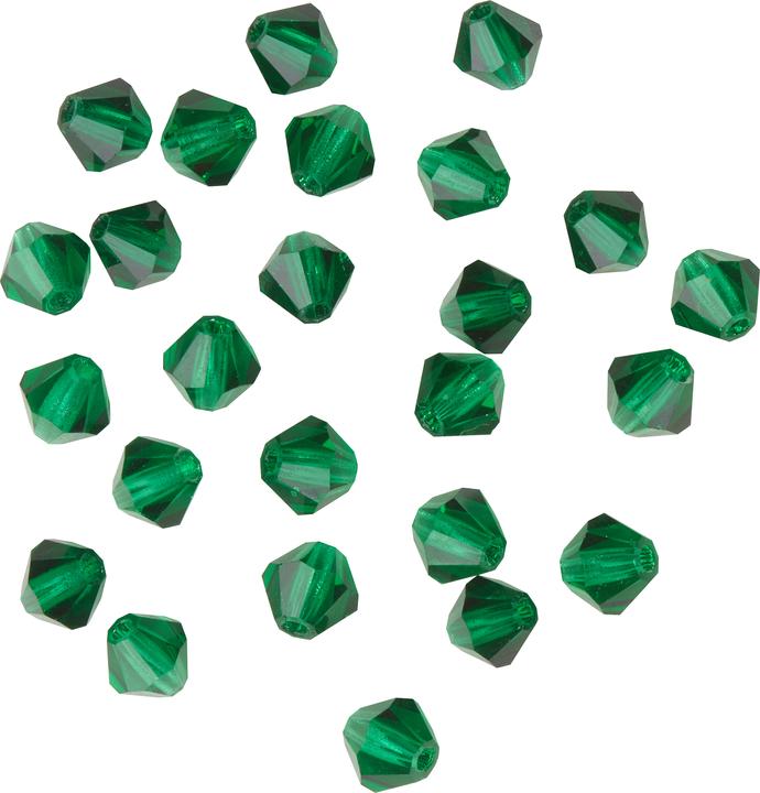 Immagine prodotto Pracht Perline glitterate in vetro, 4 mm, 25 pezzi.