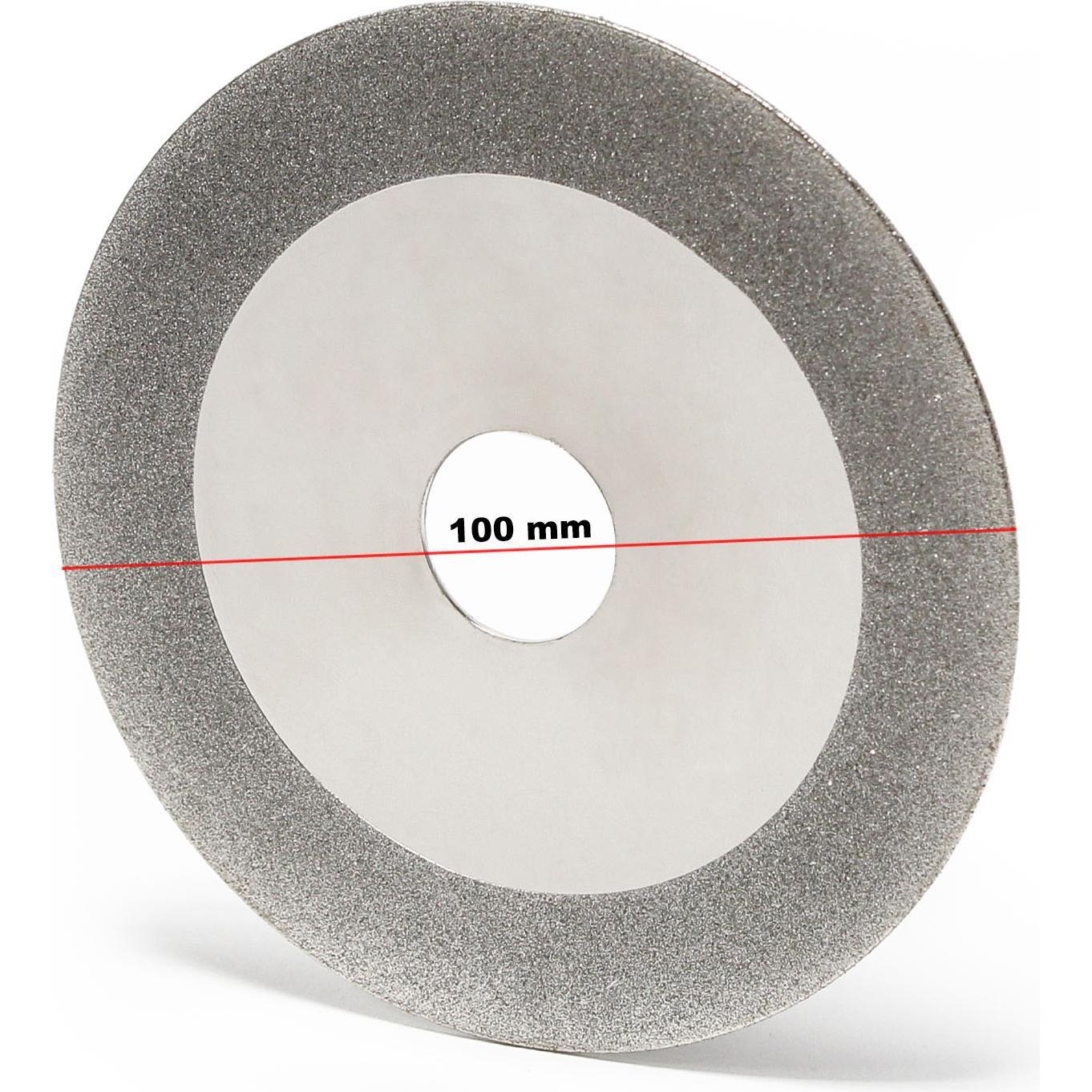 Thumbnail - Wiltec, Sägeblatt, Diamant-Schleifscheibe 100mm/20mm für Kreissägeblatt-Schärfgerät, flach