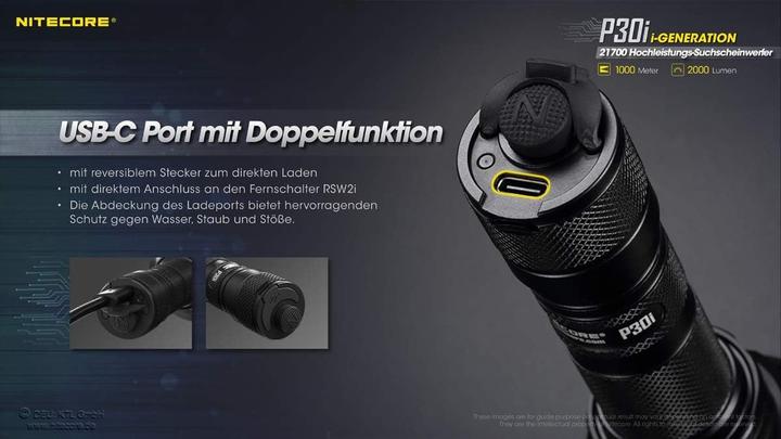 Produktbild Nitecore P30i (11.75 cm, 2000 lm)