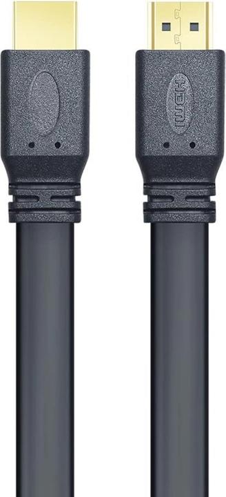 Productafbeelding Techly Hoge snelheid HDMI platte kabel @ (3 m, HDMI, 2.0)