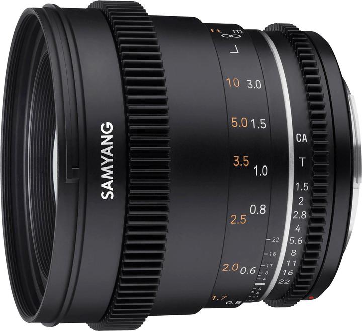 Produktbild Samyang MF 50mm T1,5 VDSLR MK2 Canon RF (Canon RF, Vollformat, APS-C / DX, Micro Four Thirds)
