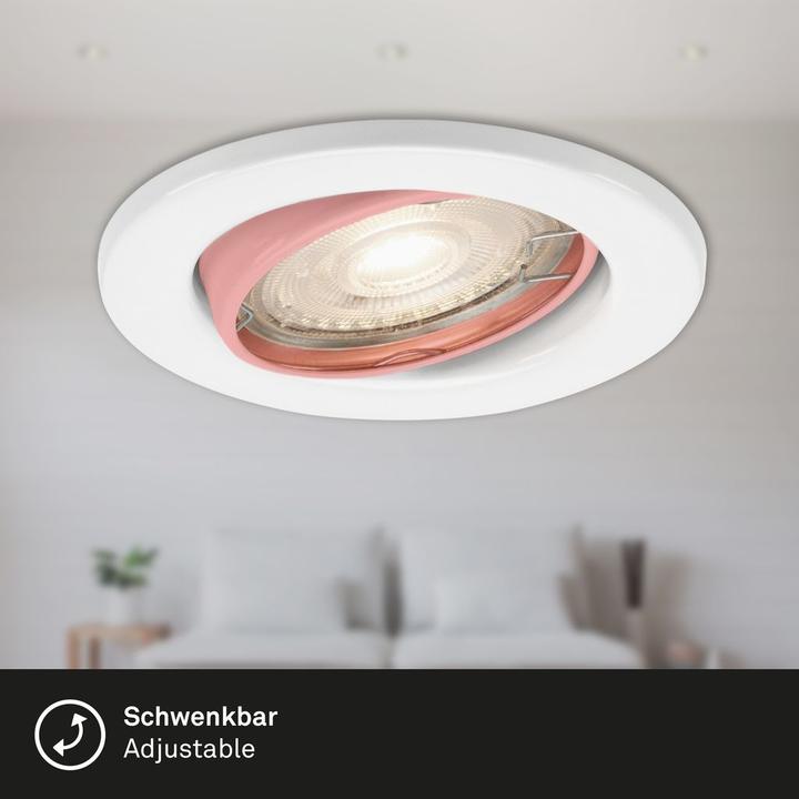 Image du produit Briloner LED Einbauleuchte, weiss, 1xGU10/4,9W (460 lm, GU10)