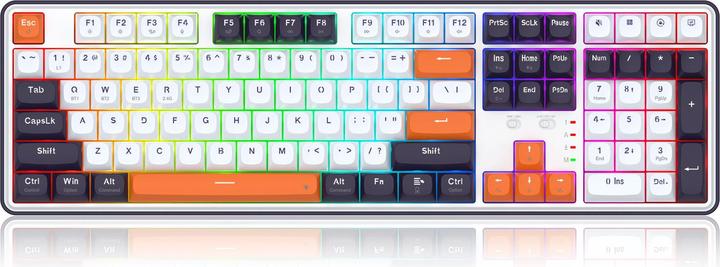 Redragon K689WBO-RGB-PRO Wyvern (Eng. Int., Cable, Wireless)