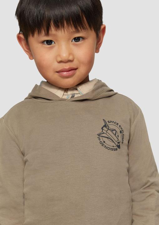 Produktbild S.Oliver T-Shirt Kapuzen-Shirt mit Rückenprint (92)