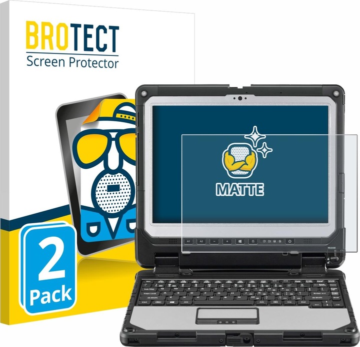 Productafbeelding BROTECT Antireflecterende schermbeschermer mat (2 Stuk, Toughbook CF-33)