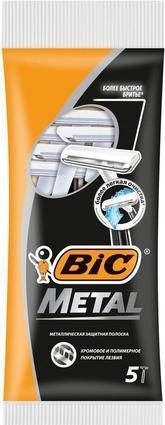 Immagine prodotto Bic Rasoi da barba usa e getta da uomo in metallo 5 pezzi
