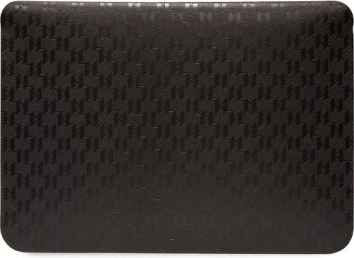 Actual product image Karl Lagerfeld Sleeve KLCS14SAKHPCK 14" czarny/black Saffiano Monogram Choupette (14")