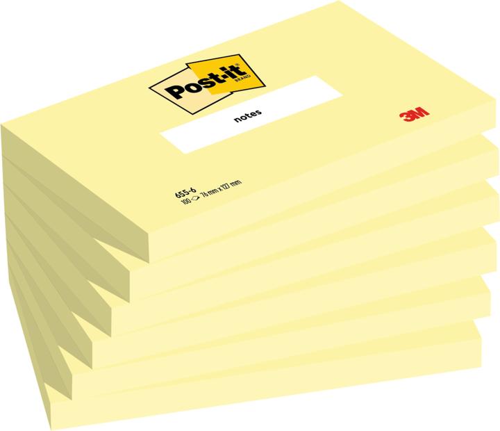 Image du produit Post-it Notes adhésives (76 x 127 mm)