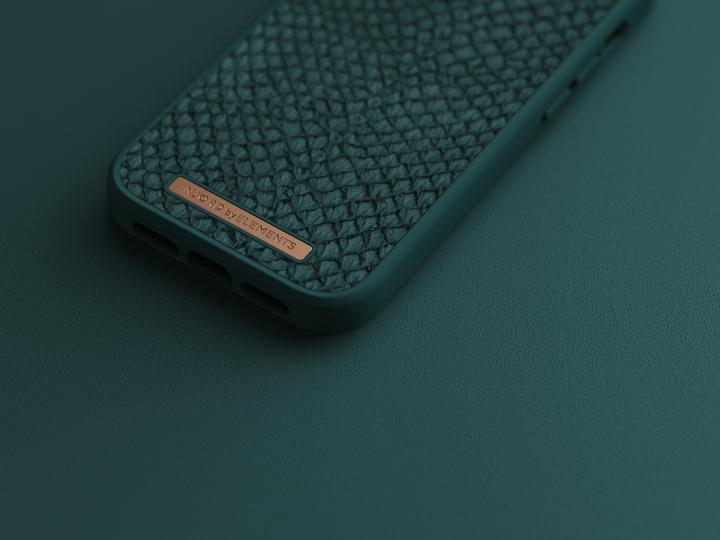 Image du produit Njord Étui rigide Salm.Leather Magsafe vert (Apple iPhone 14 Pro)