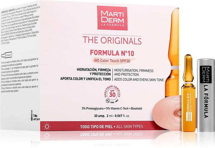 Produktbild Martiderm FORMULA Nº10 HD COLOR TOUCH SPF30 30AMP 60ml (60 ml)