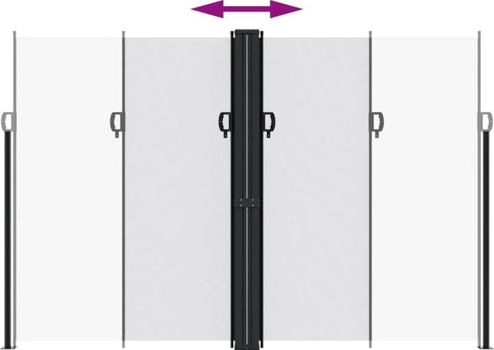 Image du produit vidaXL ausziehbare Seitenmarkise (2.20 m)