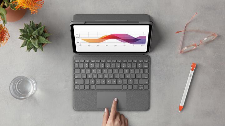 Immagine prodotto Logitech Folio Touch (CH, Apple iPad Air 2020, Apple iPad Air 2022)