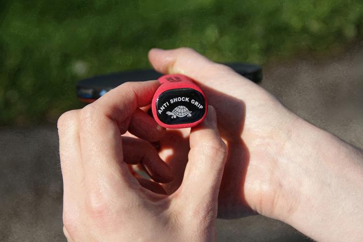 Actual product image Schildkröt Donic-Schildkröt 734403 - Sensation 700 table tennis bat, ASG Anti Shock Grip, Black, One Size