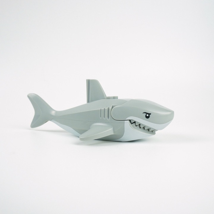 LEGO Requin Animaux marins Gris clair - 62605pb01c01 NOUVEAU! Quantité 1x (62605)