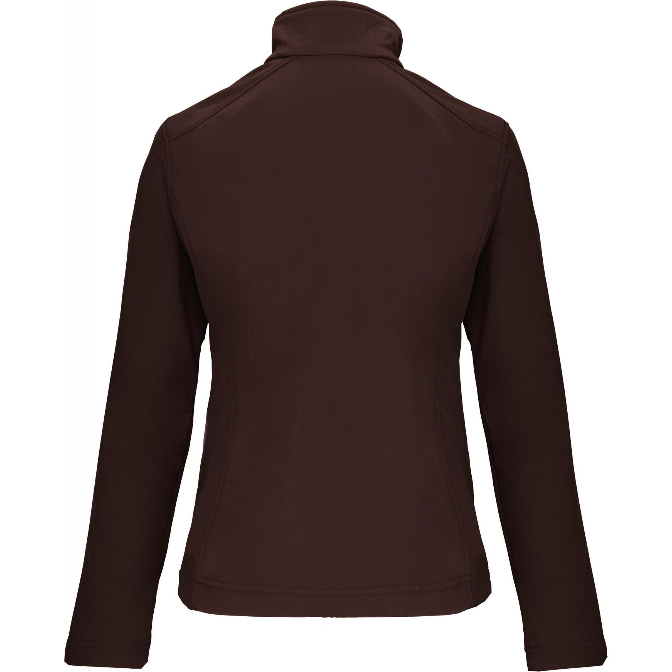 Thumbnail - Kariban, Damen, Jacke, Softshell (S), Braun, S
