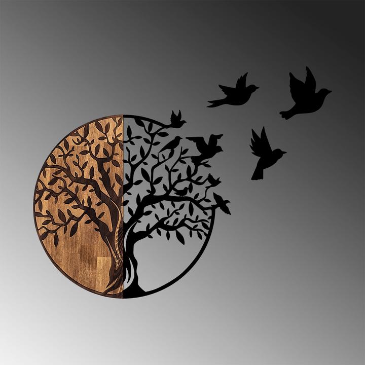 Immagine prodotto Wallxpert Birds Tree (92 x 71 cm)