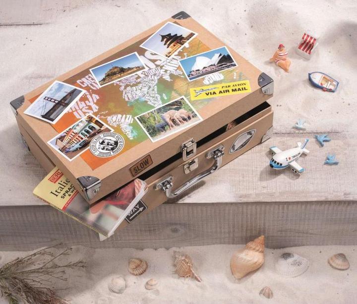 Actual product image Glorex Cardboard suitcase