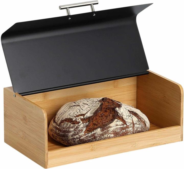 Produktbild Zeller Present Brotkasten Bambus Metall 36.3x20x13.5 cm