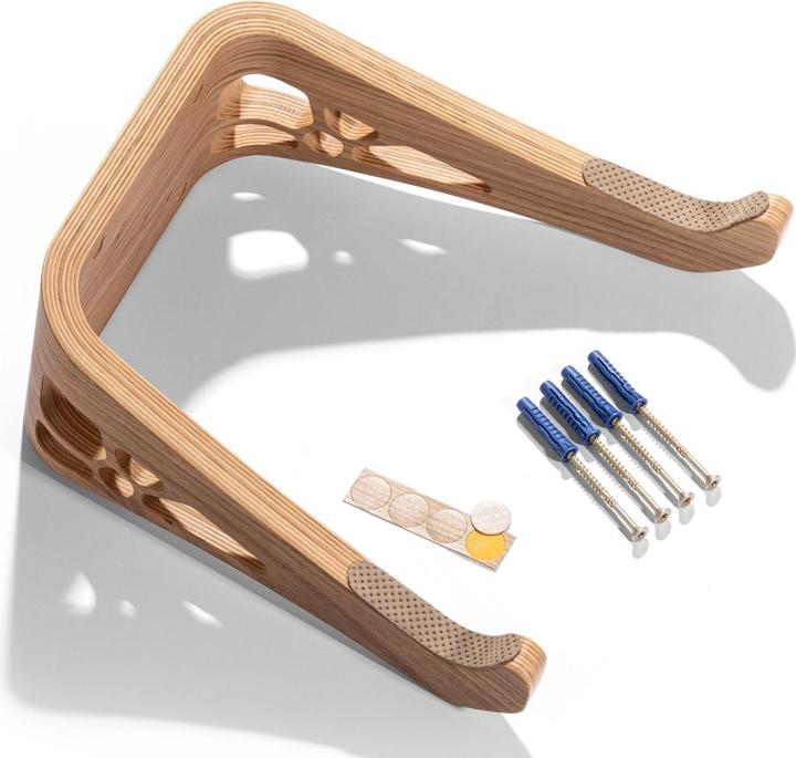Actual product image AbsoluteBlack Oak Bicycle Hanger