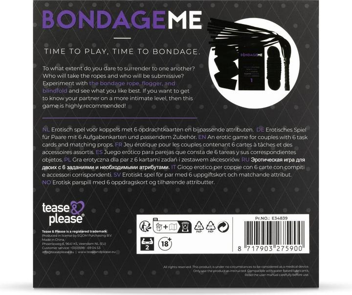 Produktbild tease & please Bondage Me (Sonstiges, Deutsch, Englisch)
