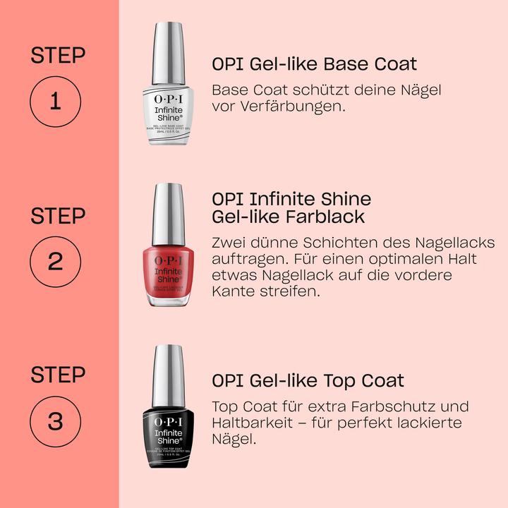 Actual product image OPI Brillance infinie Never Leavin' Blue (Sky blue, Gel-Effect Nail Polish)