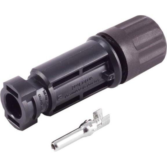 Shiverpeaks Spina -PV4 2,5-6mm², IP68, 1500V, 25 pezzi, Cavo + Spina elettrica