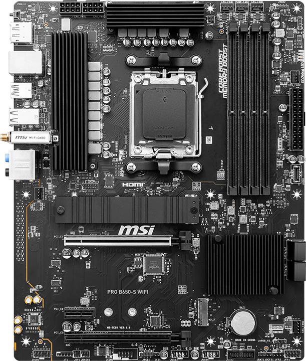 Produktbild MSI PRO B650-S WIFI (AM5, AMD B650, ATX)