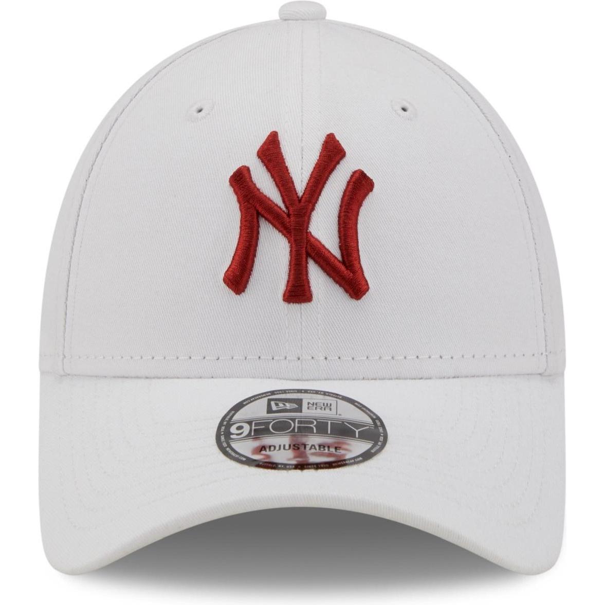 Thumbnail - New Era, Herren, Cap, 9Forty Strapback New York Yankees, Weiss, (One Size)