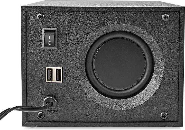 Actual product image Nedis Gaming Speaker | Speaker Channels: 2.1 | Power Supply via USB | 3.5 mm Plug | 33