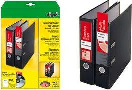 Actual product image Sigel PC insertion labels