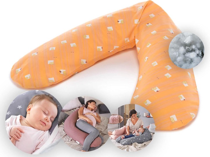 Produktbild Theraline Stillkissen "Das Original" mit Polyester Hohlfaser Füllung inkl. Bezug 190 cm (190 cm)