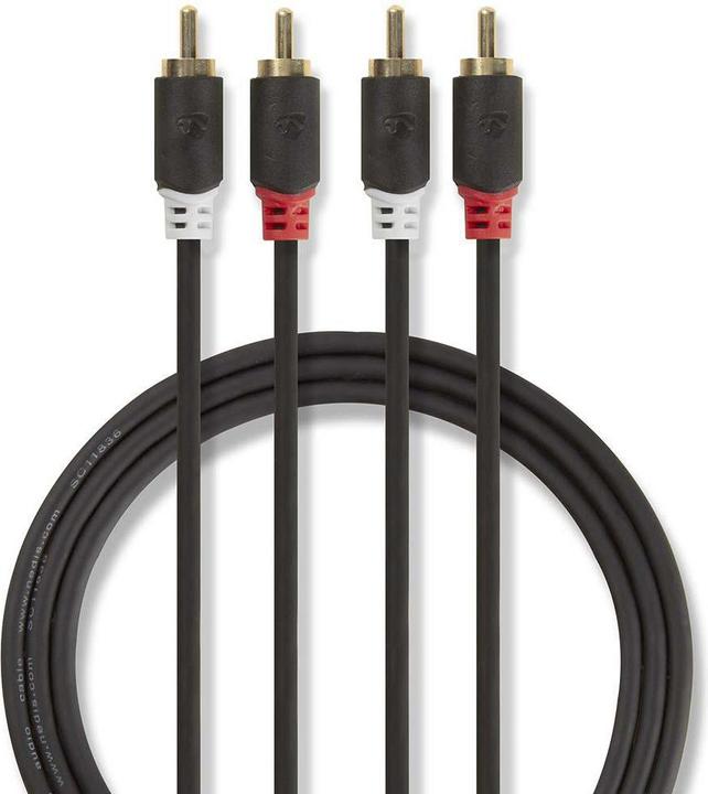 Productafbeelding Nedis Audiokabel stereo 2x cinch stekker (10 m)