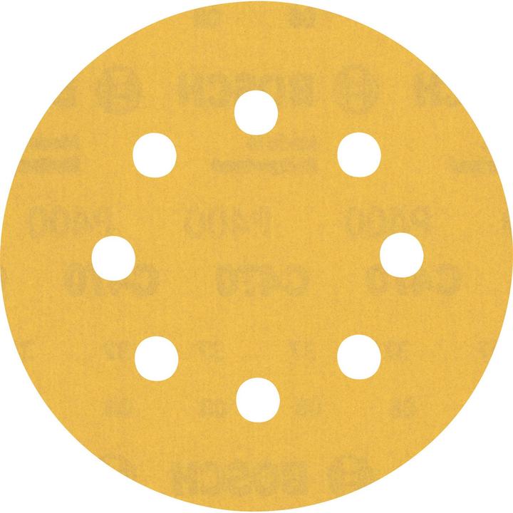 Image du produit Bosch Professional Zubehör Papier abrasif Expert C470 avec 8 trous pour ponceuse excentrique, 115 mm, G 400, 5 pcs. (400)