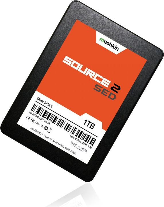 Mushkin SSD Source2 SED 2,5 1TB SATA3 (1000 GB, 2.5")