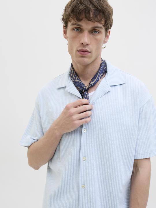 Produktbild Jack & Jones Jorsummer Striped Shirt Ss Ss25 (XXL)