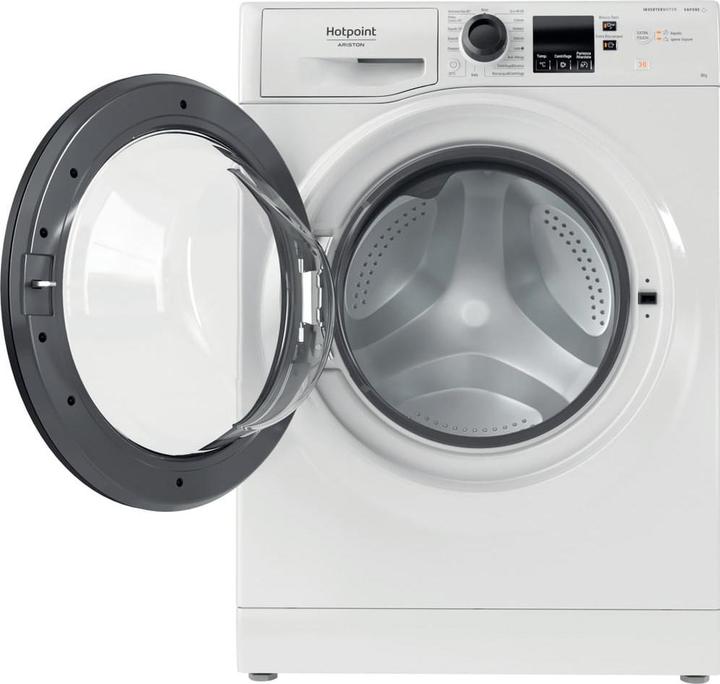 Image du produit Hotpoint NF825WK FR Lave-linge à chargement frontal 8 kg 1400 tr/min B Blanc (8 kg, Gauche)