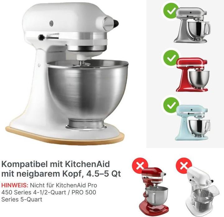 Actual product image Hermex Alternative gliding board for KitchenAid