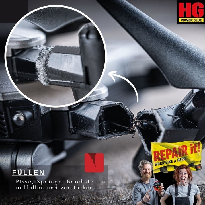 Actual product image HG Powerglue Weld from the bottle (20 g)