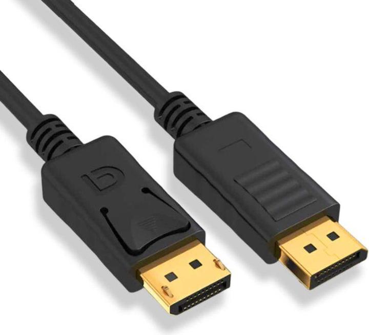 Produktbild Hermex 2m DP-Kabel Bildschirmkabel DisplayPort Kabel Monitoranschlusskabel (2 m, DisplayPort)