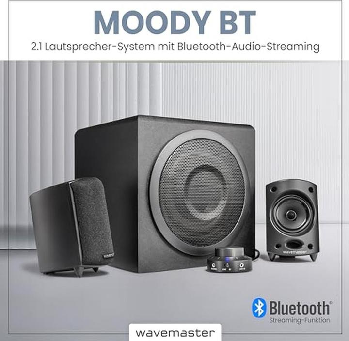 Immagine prodotto Wavemaster 2.1, + W, 500 mV, -, RCA Bluetooth