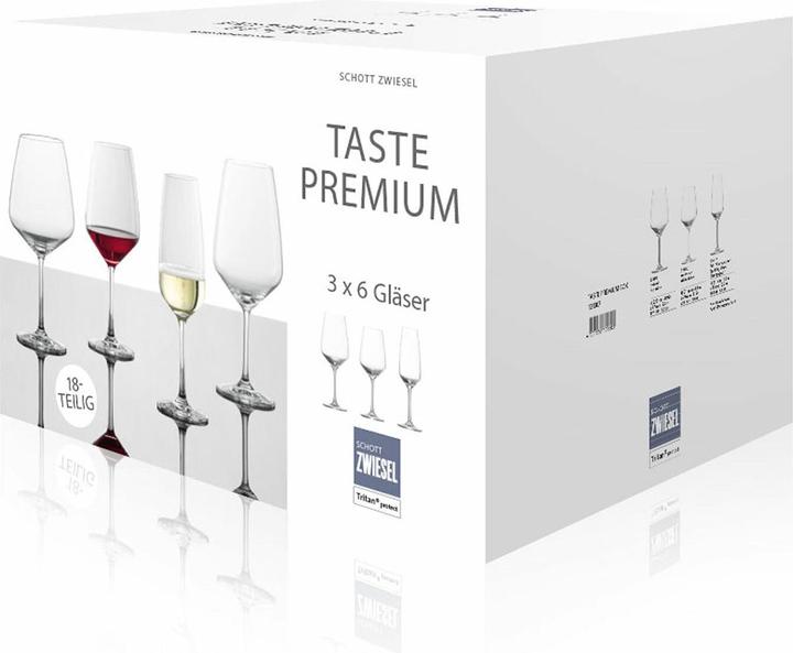 Produktbild Schott Zwiesel Taste (49.70 cl, 18 Gläser, Sektgläser, Weissweingläser, Rotweingläser)