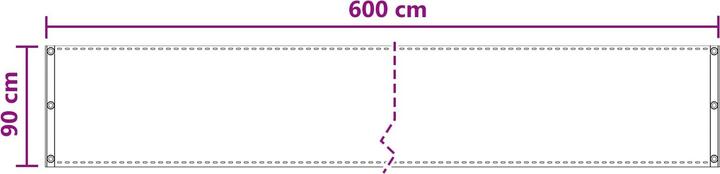 Produktbild vidaXL Balkonsichtschutz (600 cm)
