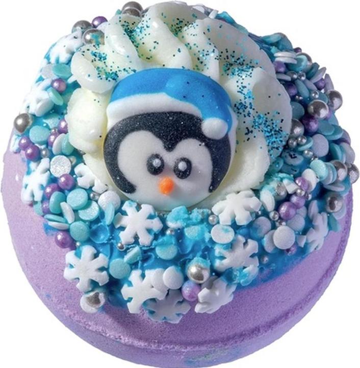 Produktbild Bomb Cosmetics Pinguin Strumpf Weihnachten Handgemachte Badebomben (Badeperlen)