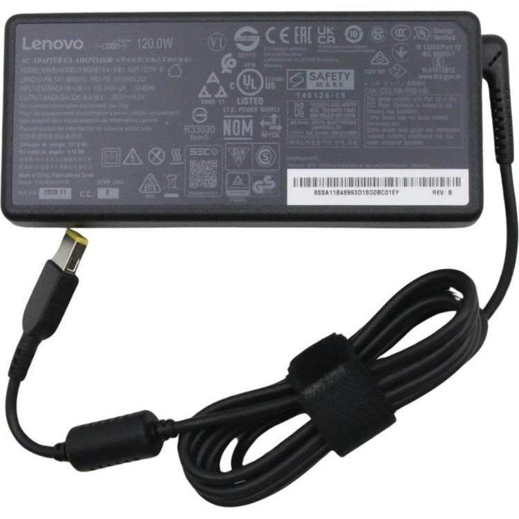 Lenovo 120W Charger, AC Adapter, Slim Tip Connector, 20V, 6.0A (120 W), Notebook Netzteil